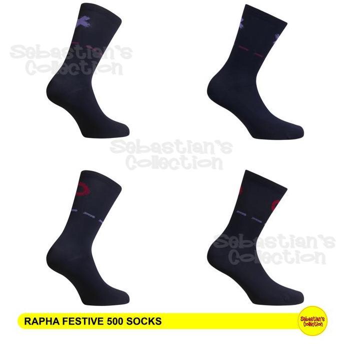 Promo Rapha Festive 500 Socks - Rapha Socks Original - Kaos Kaki Rapha Diskon