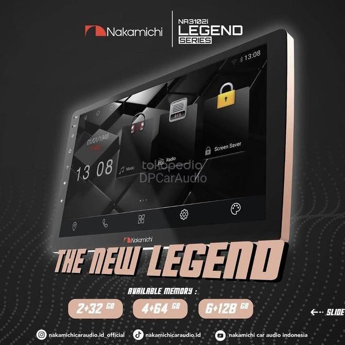 Promo nakamichi head unit android 9 atau 10 inch ram 6/128 atau ram 4/64 Diskon