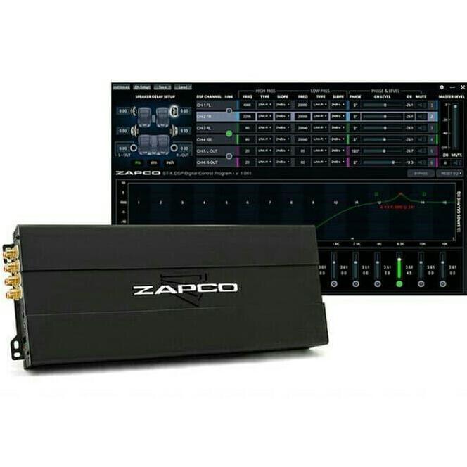 Promo Power 6ch build in Processor Zapco 6 dsp ST 6X DSP Diskon
