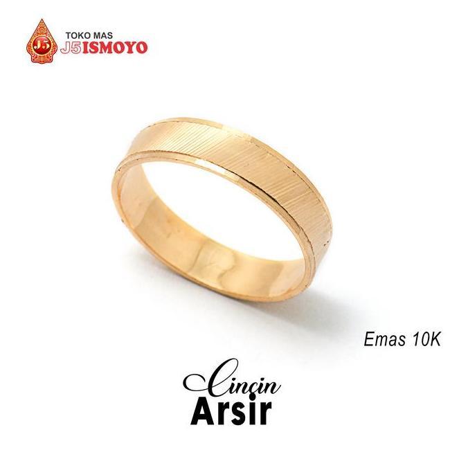 Cincin Emas Plat Arsir Bisa Untuk Wedding Ring, Cincin Nikah, Cincin Kawin, Cincin Couple J5Ismoyo g