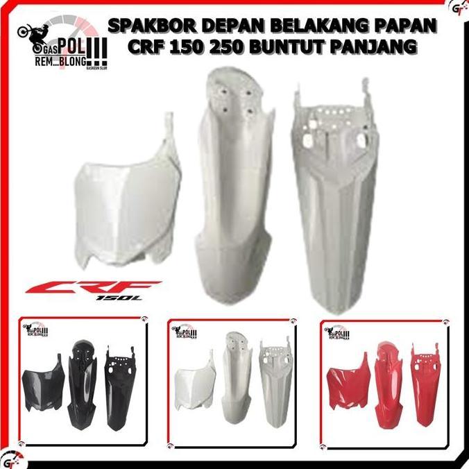 Promo SPAKBOR SET DEPAN BELAKANG PAPAN NOMOR CRF 150 250 MOTOR CROSS TRAIL HONDA CRF 150&250 Motorcy