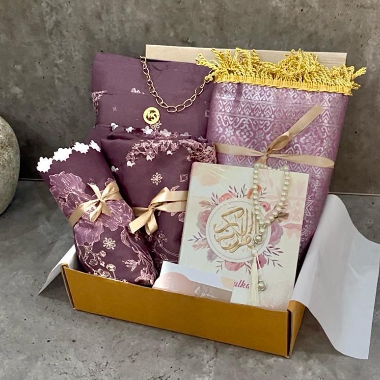 Discount Serah Studio - Paket Mukena Alquran Lengkap Mahar Pernikahan Seserahan Mukena Mewah Hampers