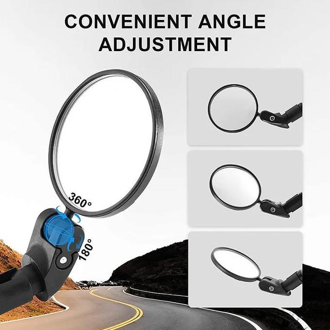 Promo Kaca Spion Sepeda Belakang Lipat Model Cembung 1 Pasang Diskon