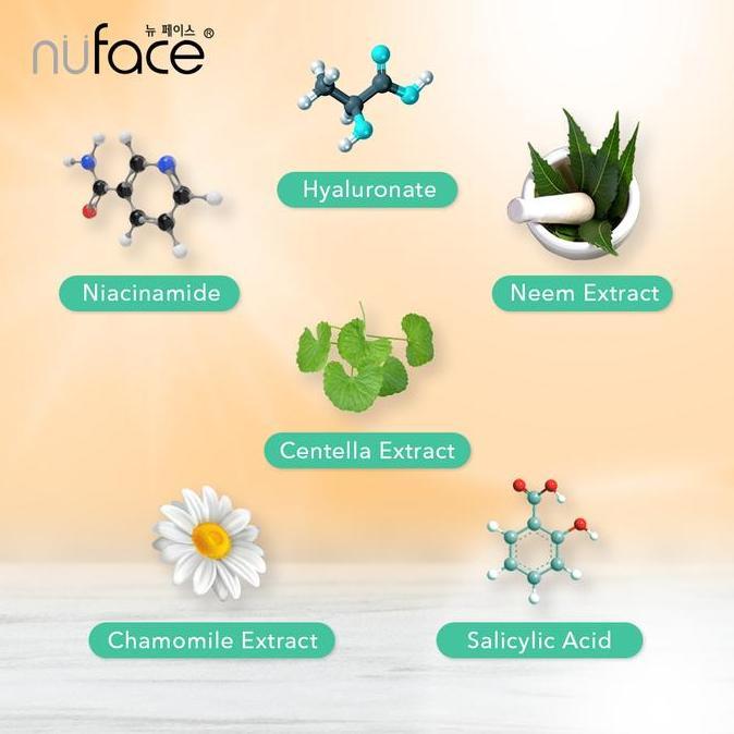 Langsung- Nuface Nu Glow Brighten & Supple Skin Facial Wash Cream 80Gr - Sabun Cuci Muka Membersihka