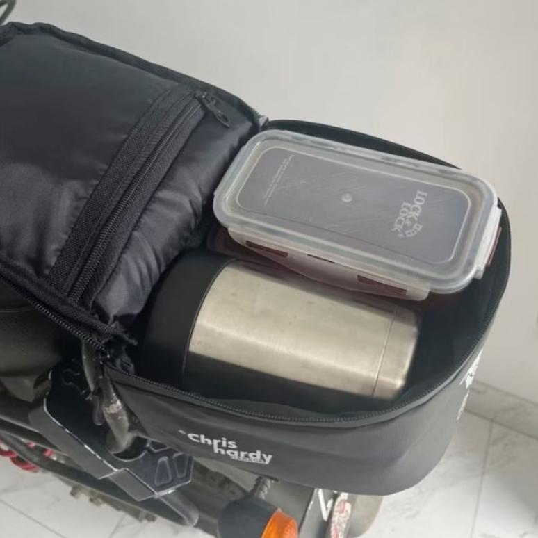 MURAH TAS MOTOR TOURING WATERPROOF SIDE BAG WIN BACKRACK WATERPROOF TAS MOTOR SAMPING BELAKANG DEPAN