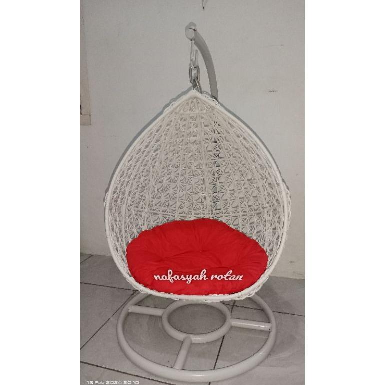 READYY ayunan kucing rotan sintetis bentuk pir / kandang kucing / rumah kucing /rumah anjing