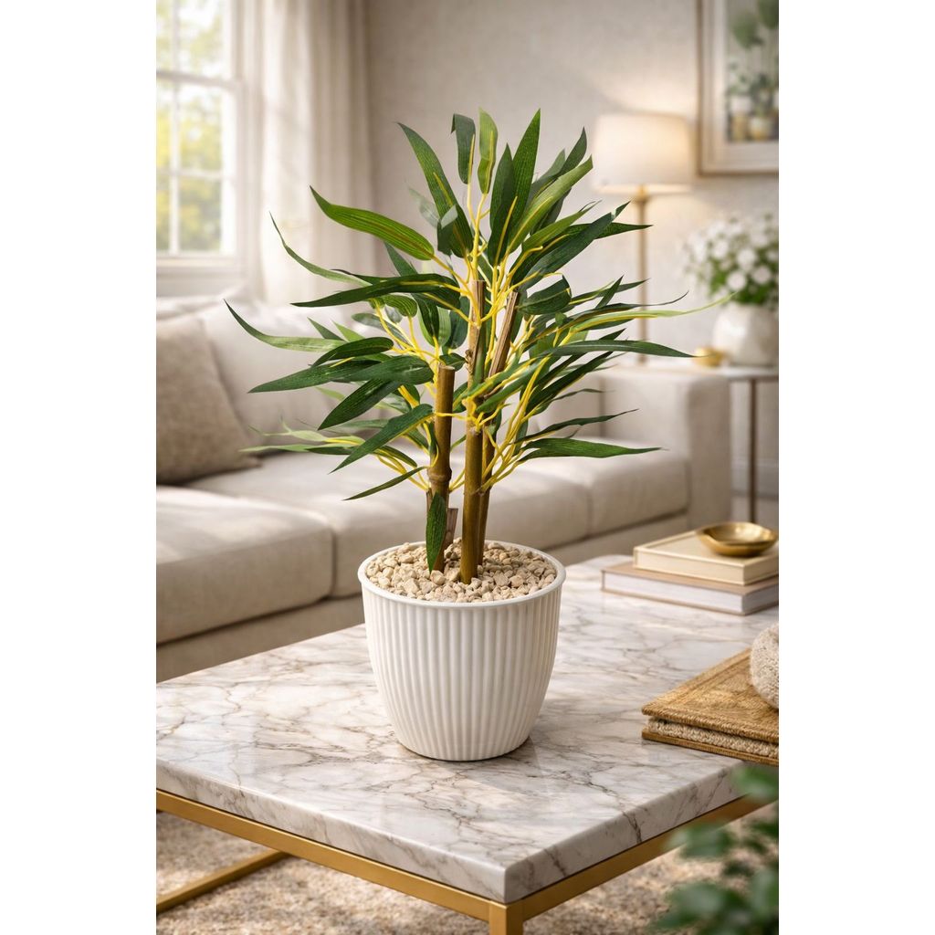 Pohon Bambu Kuning Artificial Tanaman Hias Plastik
