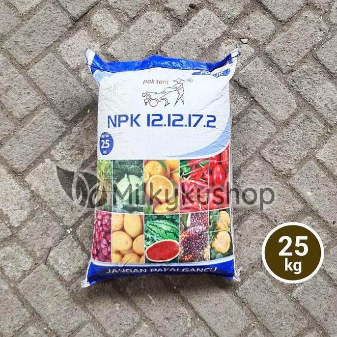 PUPUK PAK TANI NPK 12 12 17 2 ISI 25 KG KEMASAN PABRIK VIA CARGO