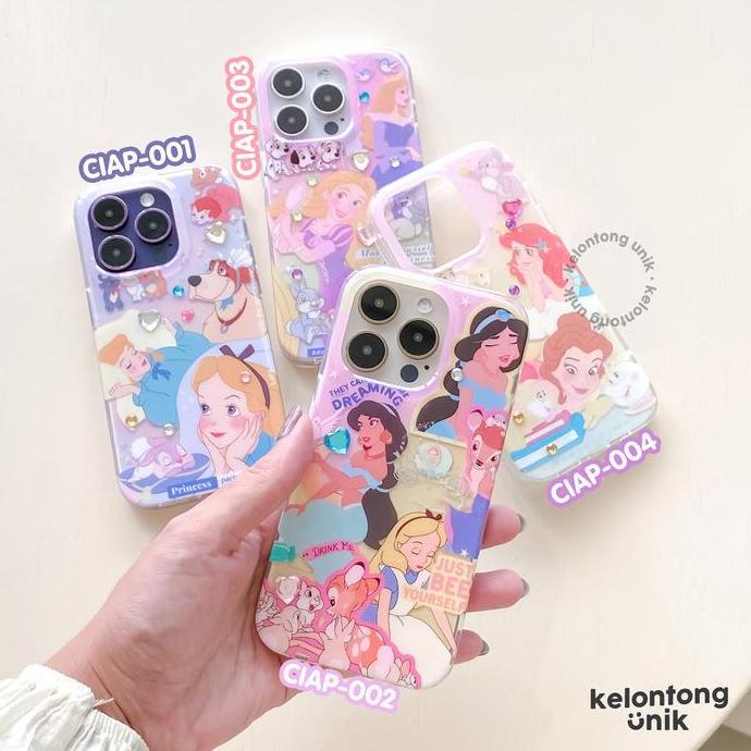 | (Free DIY Sticker) Princess Acrylic Case with DIY Sticker - Hardcase/ Casing HP for iPhone XR 11 1