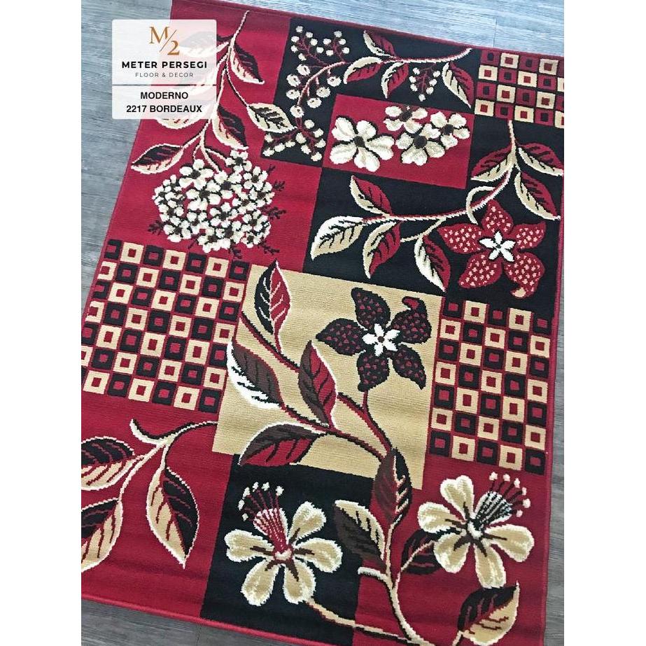// KARPET MODERNO 230 X 310 CM 2217 BORDEAUX //