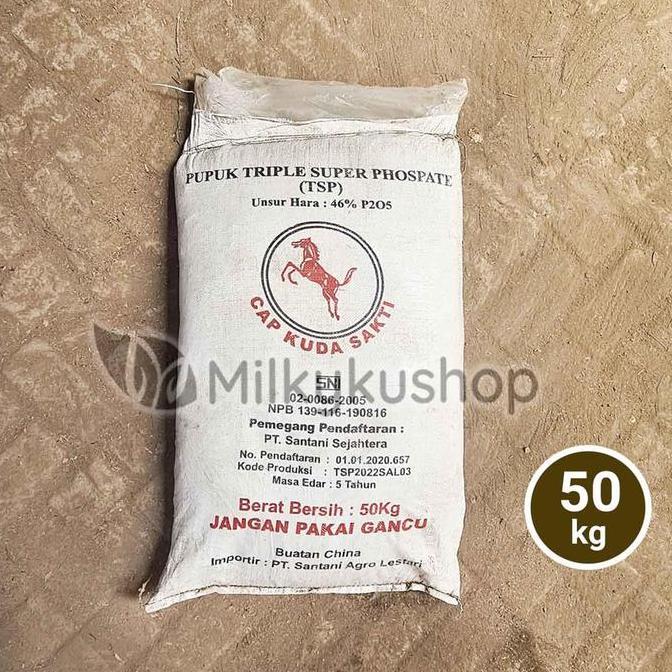 PUPUK SANTANI CAP KUDA SAKTI TSP 50 KG KP VIA CARGO