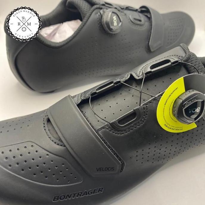 Promo Bontrager VELOCIS Men Road Bike Cycling WIDE Shoes OCLV Carbon With BOA Dial Lock - Sepatu Sep