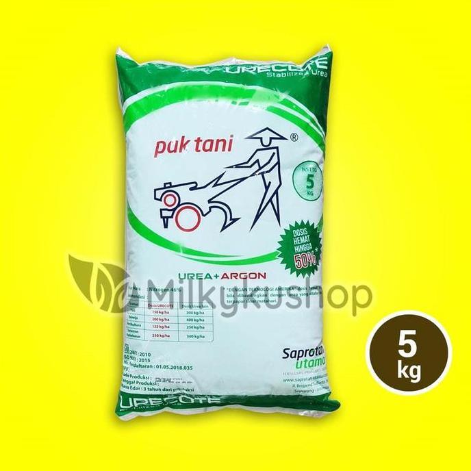 PUPUK PAK TANI URECOTE 5 KG KEMASAN PABRIK UREA ARGON