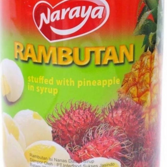 Belisekarang- Naraya Rambutan Isi Nanas Dalam Syrup Buah Kaleng