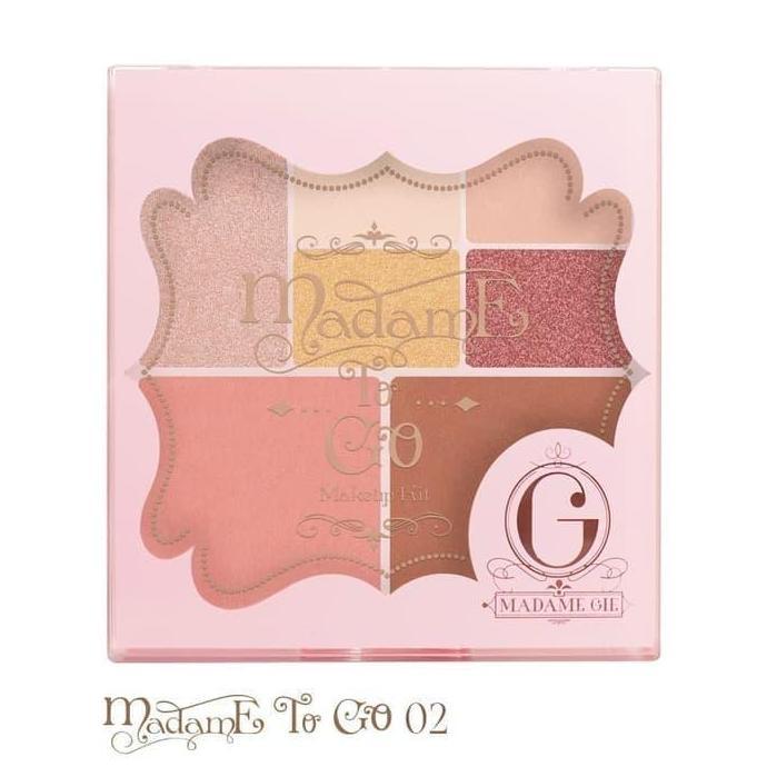 Moumou- Madame Gie Madame To Go - Face Pallete/ Eyeshadow Palette Kecil Madam