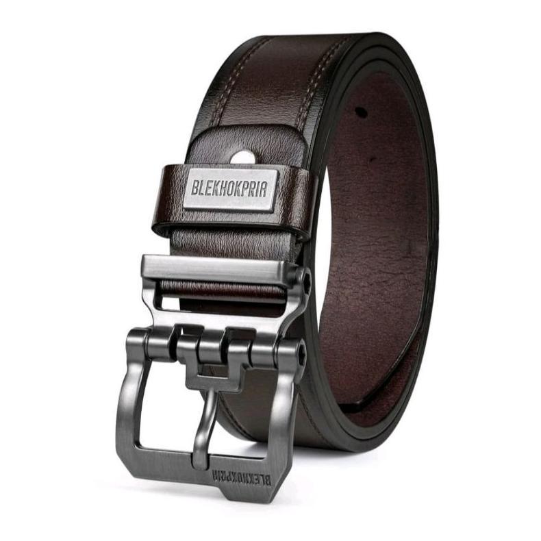 garansi viral-ikat pinggang kulit pria model robot kokoh kepala besi,ikat pinggang import fashion ka