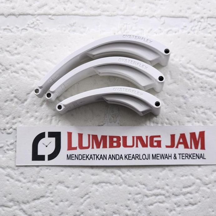 AKSESORIS OYSTERFLEX WHITE RUBBER STRAP FOR ROLEX 20mm