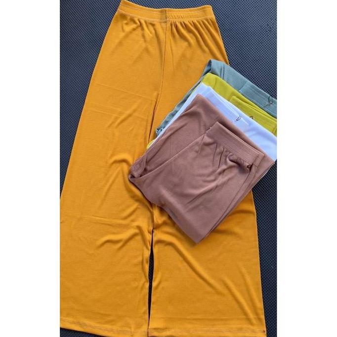 DF387 >> CELANA KULOT RAJUT PREMIUM JUMBO BIGSIZE Melar Nyaman Tebal