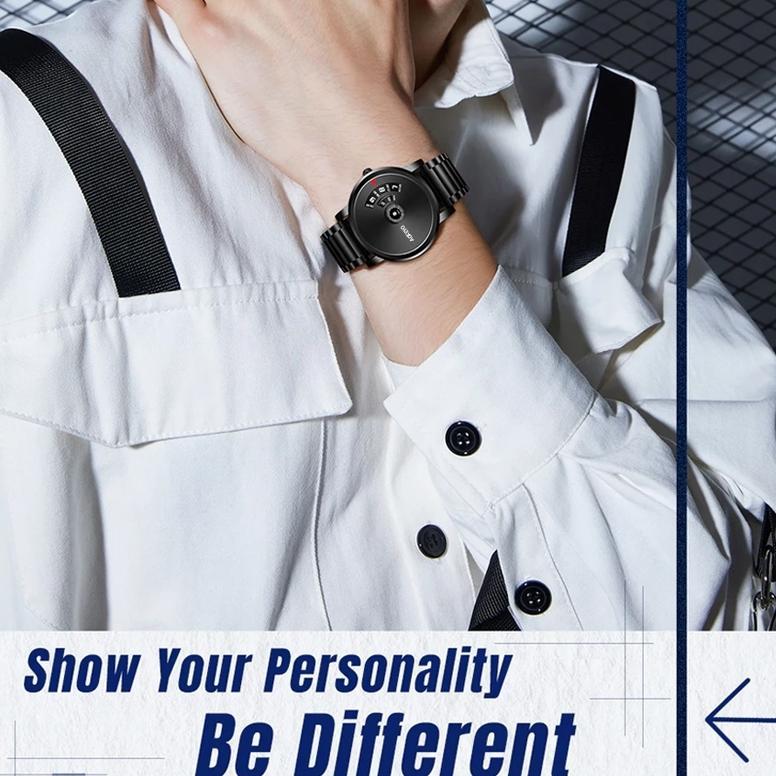 FREE ONGKIR AOKEYO S230 JAM TANGAN PRIA ANTI AIR ORI LUXURY BISNIS JAM TANGAN PRIA STAINLESS STEEL J