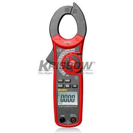Tang Ampere Clamp Meter AC/DC 1A True RMS Krisbow 10207849