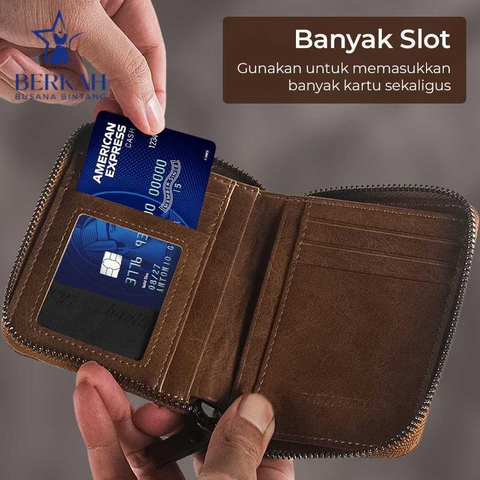 Baellerry Dompet Pria Bahan Kulit - D3124