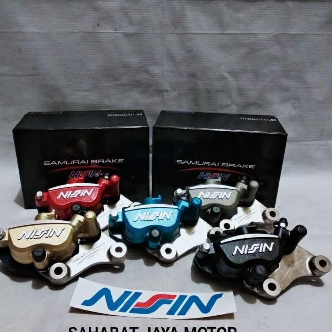 Kaliper Depan Nissin Samurai 2 Piston Jupiter z Lama Rx King New Nouvo