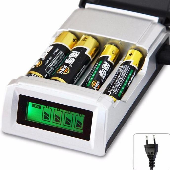 Charger Baterai Digital AA AAA Taffware Fast Charging Smart Y4118