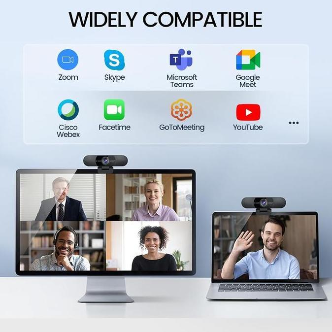 EMEET C960AF 1080P Streaming Web Camera with Auto Focus, Dual Microphone, Plug and Play USB Wb Cam f