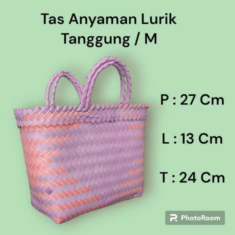 Readyy Obral Tas Anyaman Lurik M/Sedang