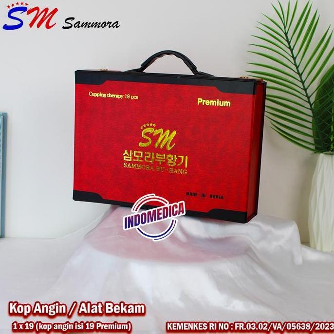 seller_paindan - kop / alat bekam sammora isi 19 korea merah premium | cupping therapy sammora premi