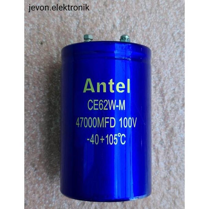 Promo Antel Elco 47000 MFD 100V DS Audio System Elko Elektrolit Kapasitor 47000MFD Diskon