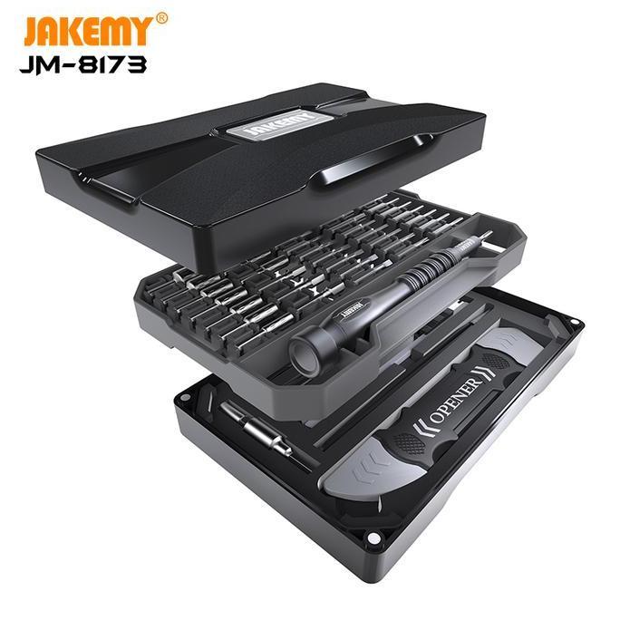 Jakemy JM-8173 69 in 1 Obeng Set Handphone Laptop Jam Tangan Tri-wing