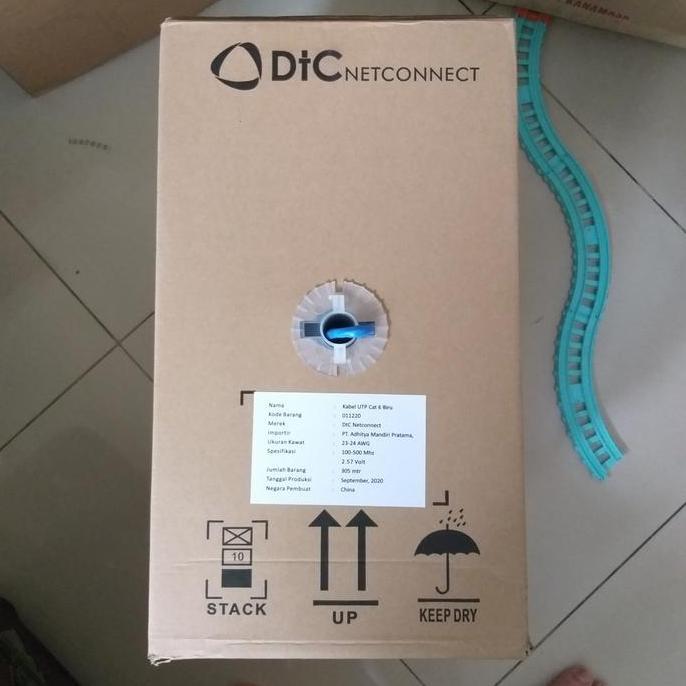 TERBARU - kabel lan utp cat 6 DTC NETCONNECT / Kabel UTP DTC CAT 6 305M