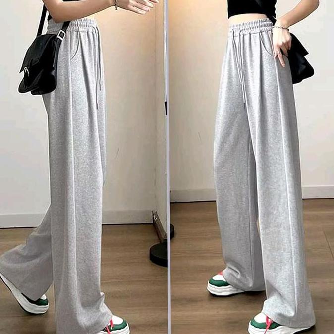 Terlaris Celana Training Panjang Jumbo Xxl Baggy Pants Pria/Wanita Corea Style Sport Jogger Joger Fl