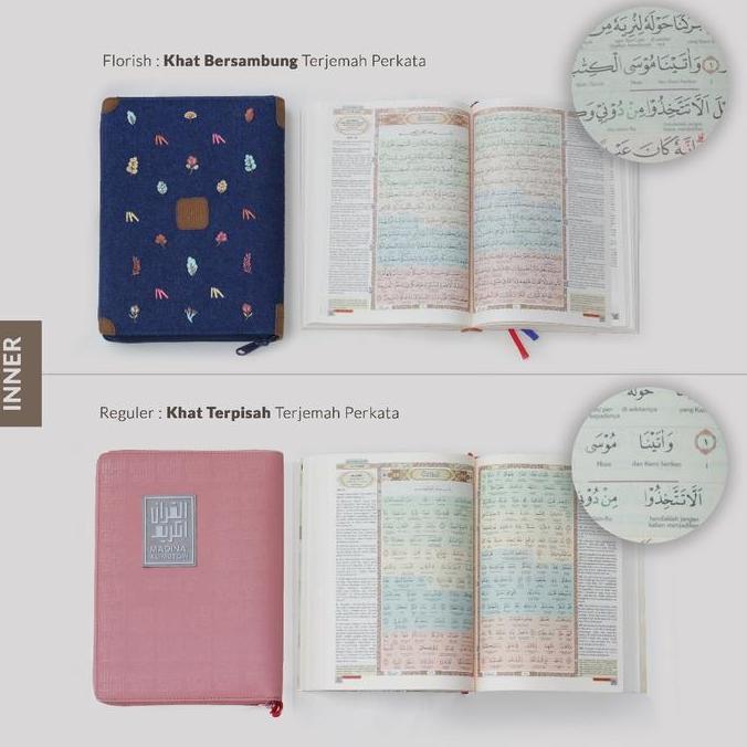 Al Quran/Alquran Hafalan Terjemah Tajwid Madinah Ustmani Resleting A5 LS