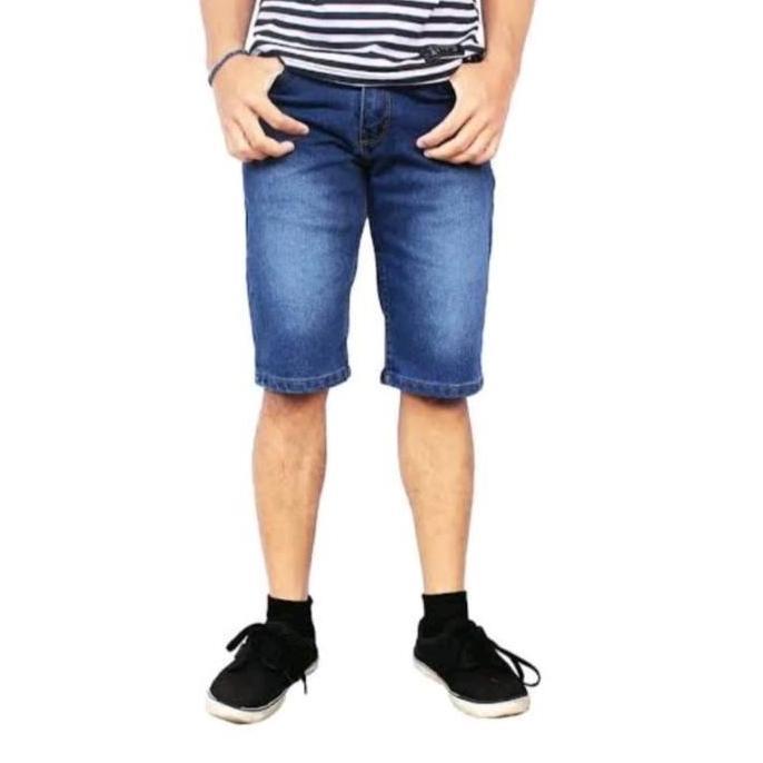 Unik Celana Pendek Jeans Pria Celana Pendek Jeans