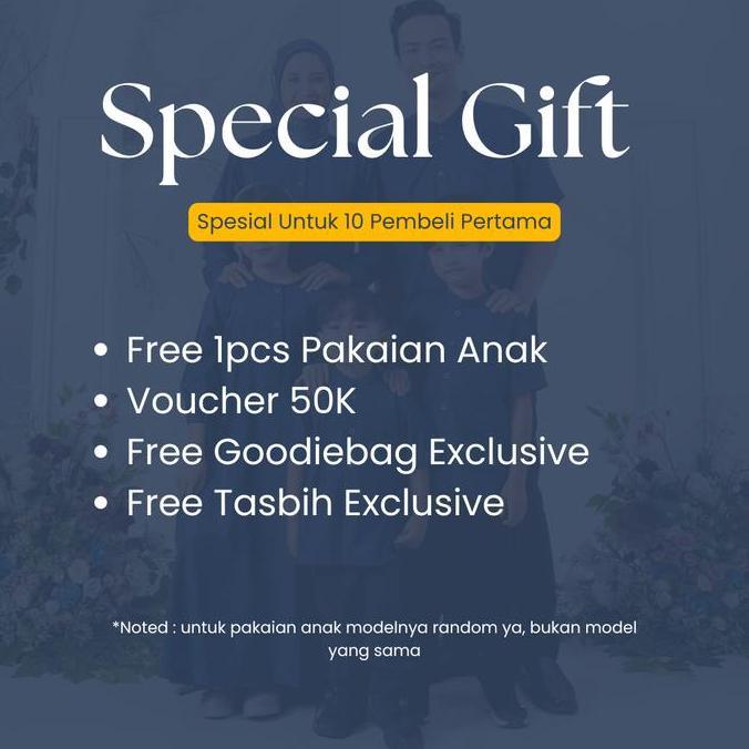 Dthree - Sarimbit Xaviera (Navy) Sarimbit Couple Keluarga 2025 / Seragam Keluarga/Sarimbit Keluarga/