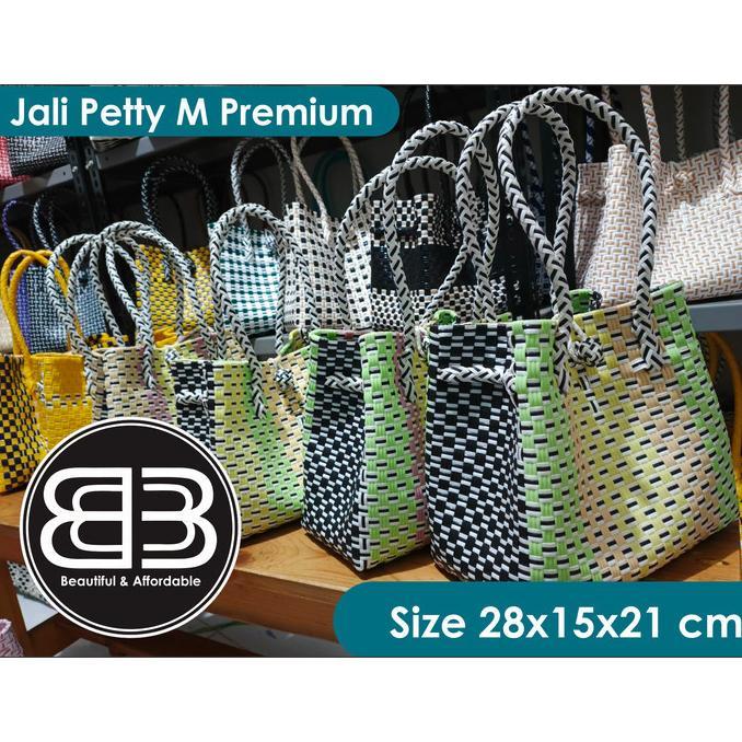Readyy Jali Petty Medium Premium | Tas Anyaman Plastik