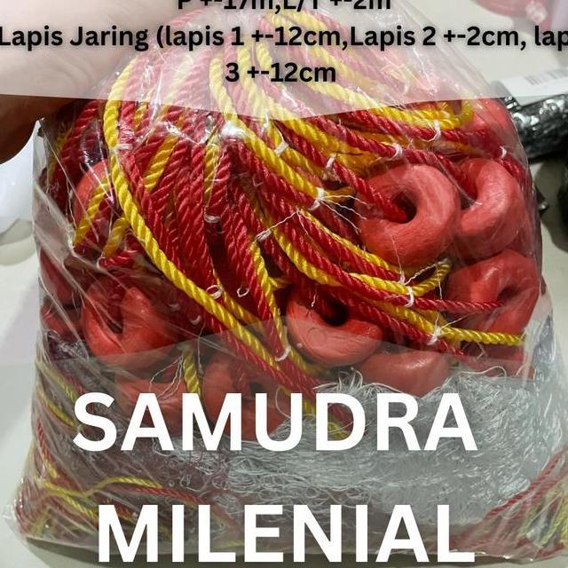 Jaring Udang Fishing Net Siap Pakai Lengkap Komplit Set 3 Lapis
