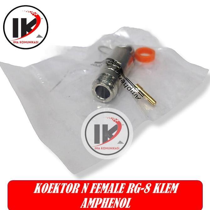 Konektor N Female Rg-8 Klem Amphenol