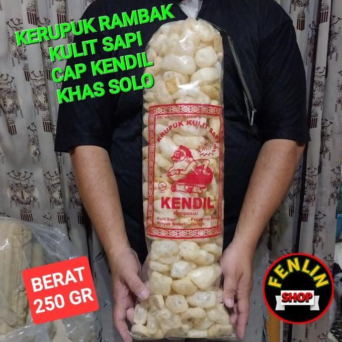 KRUPUK RAMBAK SAPI KENDIL SOLO JUMBO 275 GR