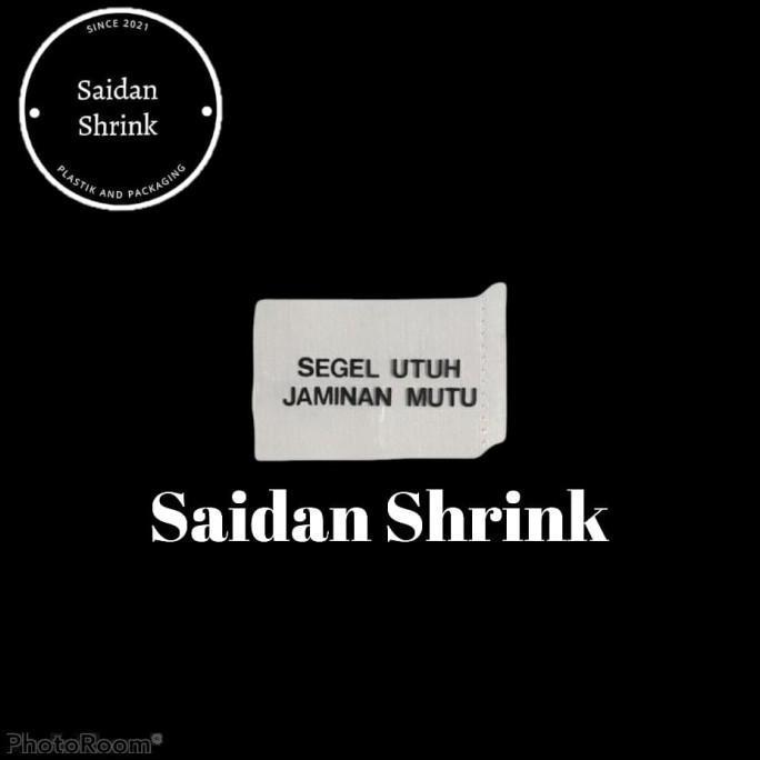 Segel plastik Tutup Botol SUJM Bening Segel Tutup Botol