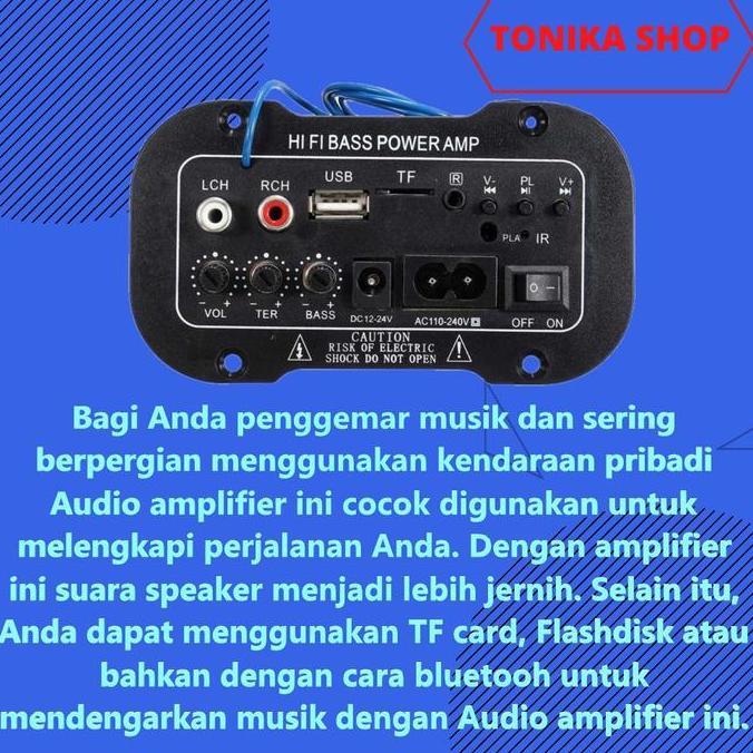 Allthebest- Amplifier Board Audio modul Bluetooth USB Radio HIFI Bass Power AMP