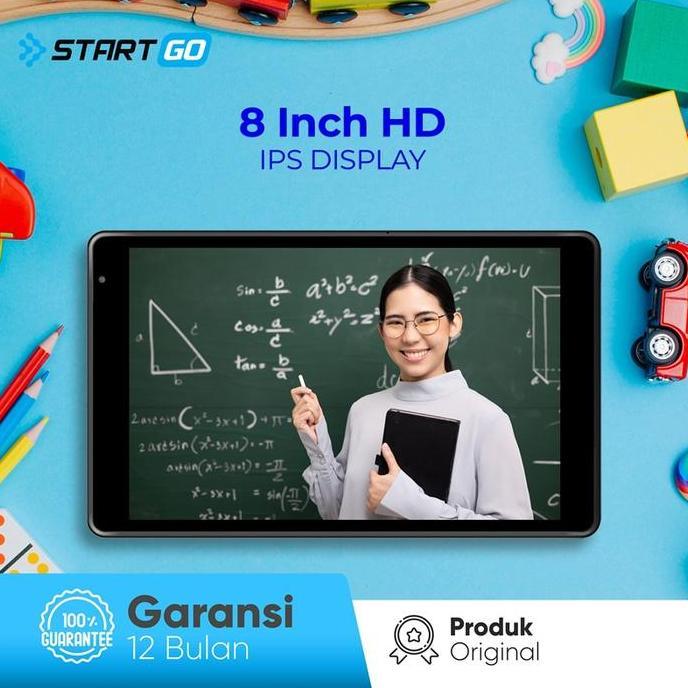 Allthebest- ADVAN TAB A8 3/32 GB 8 Inch Quadcore Tablet Android 11 Garansi Resmi