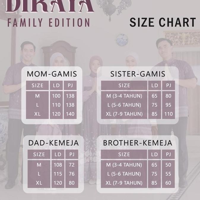 Couple family Diraya sarimbit keluarga