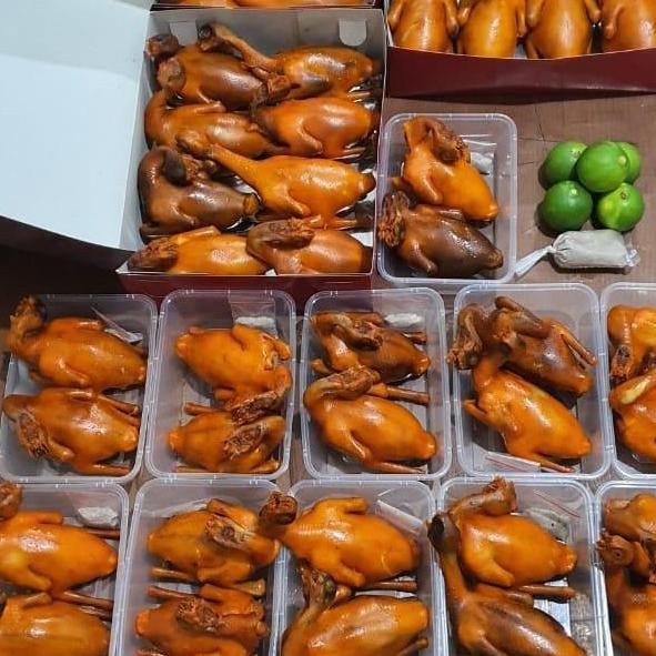 Burung dara berbumbu siap goreng