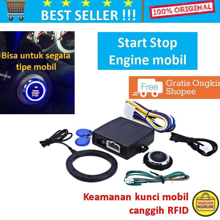 Tombol Start Stop Engine System Keyless RFID - Mobil Avanza Calya Agya Xenia Kijang Jazz Brio