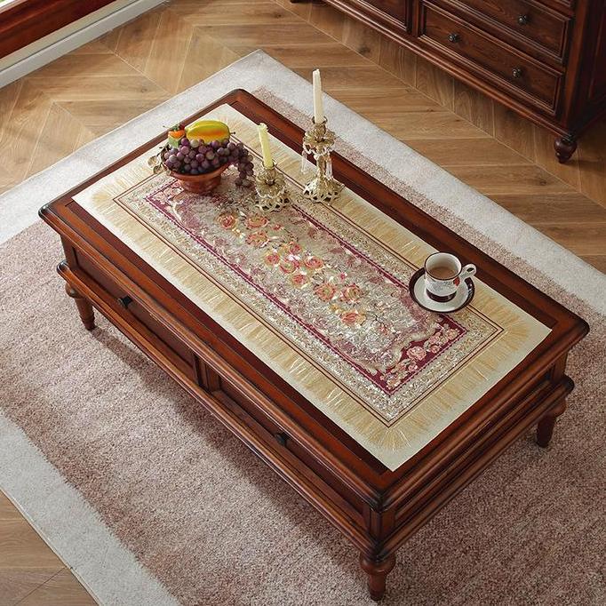 Yoksx- {Cod} Loyal Bosque Taplak Meja Tamu / Alas Makan Dengan Kualitas Tinggi Berenda Anti Air 45X9