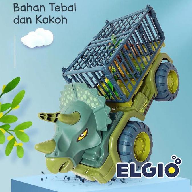 Promo Mainan Truk Besar Pengangkut Dinosaurus Kandang Dino Cod