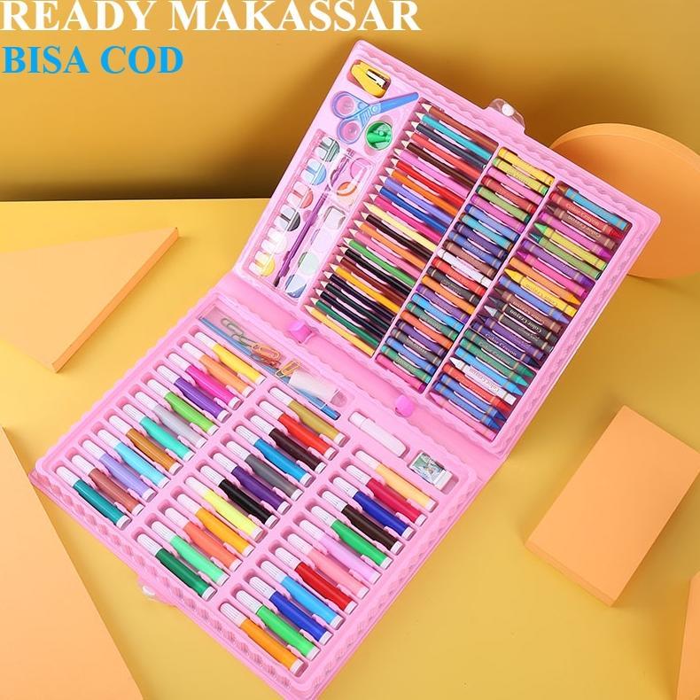BESTPROMO ART SET 150 PENSIL WARNA CRAYON /KRAYON SET /PERALATAN MELUKIS /PENSIL WARNA SET /PENSIL W